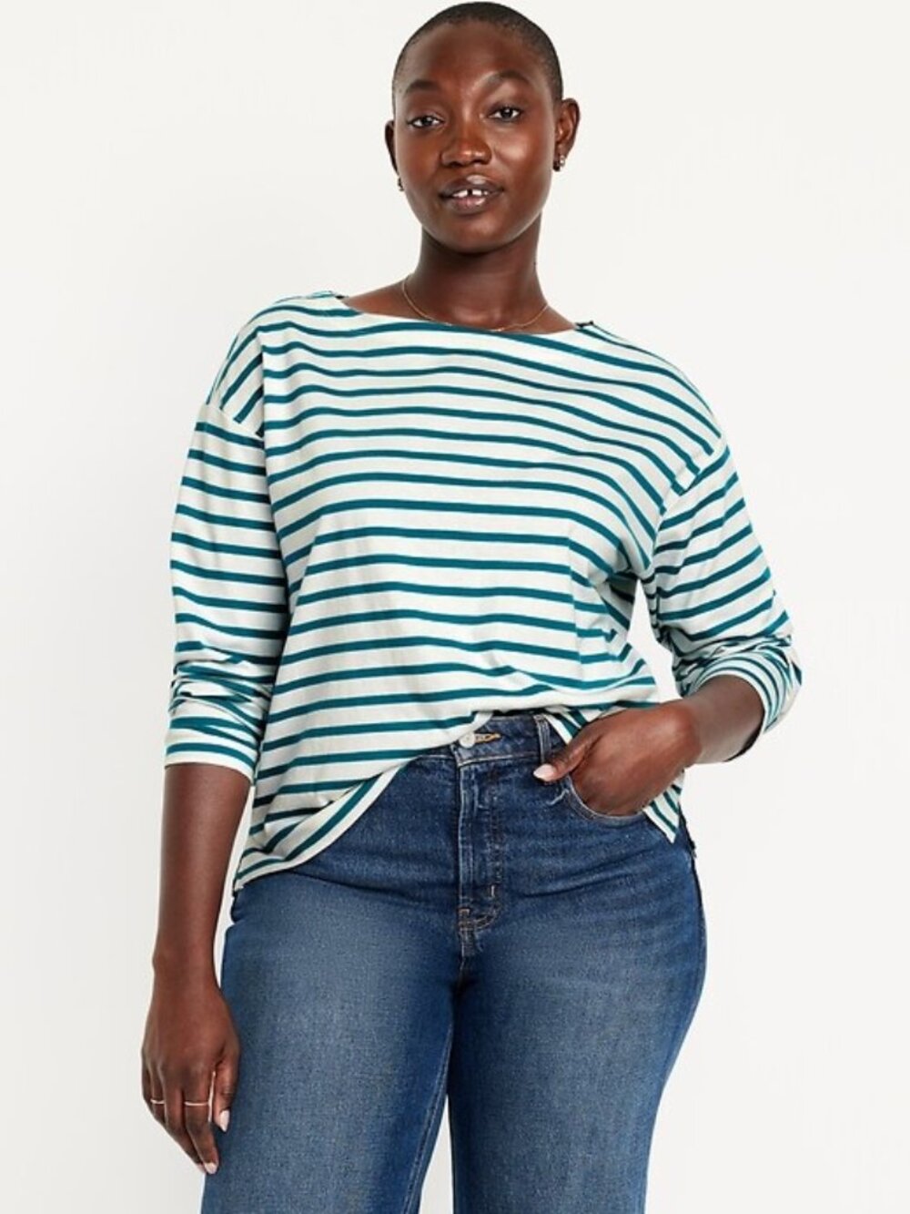 NEVER WORN Old Navy Long-Sleeve Mariner Loose T-Shirt